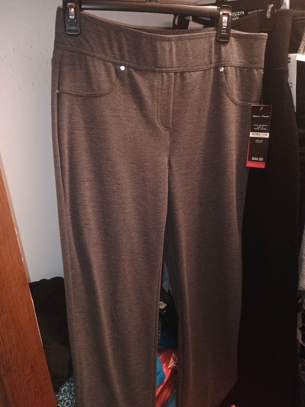 Women’s Stretch Pull-On Pants - Gray
